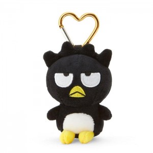 Hello Kitty Badtz-maru Plush Mascot All My Heart Keychain Black | USA_HK65902