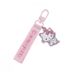 Hello Kitty Charmmy Kitty Logo Keychain (Sanrio Character Award Series) Pink | USA_HK63961