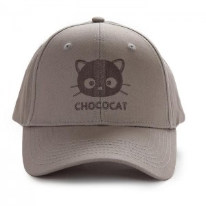 Hello Kitty Chococat Embroidered Cap (Classic Cool Series) Grey | USA_HK34674