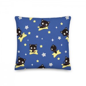 Hello Kitty Chococat Starry Night 18" Square Pillow Blue | USA_HK60138