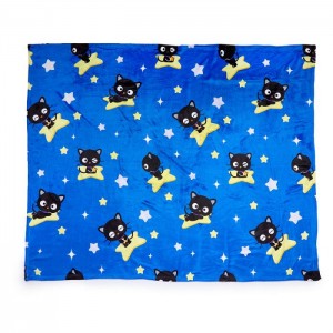 Hello Kitty Chococat Starry Night Throw Blanket Blue | USA_HK48820