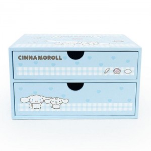 Hello Kitty Cinnamoroll 2-Drawer Storage Chest Blue | USA_HK40752