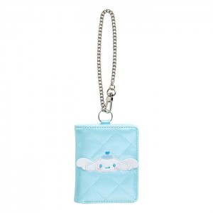 Hello Kitty Cinnamoroll Card Case With Chain (Dreaming Angel Series Pt 2) Blue | USA_HK30357
