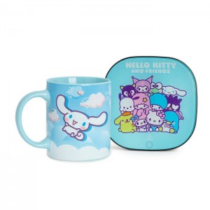 Hello Kitty Cinnamoroll Coffee Mug Warmer Set Blue | USA_HK47316