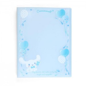 Hello Kitty Cinnamoroll File Folder Collect Book Blue | USA_HK82543