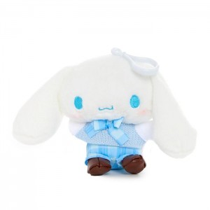 Hello Kitty Cinnamoroll Mascot Clip (Uniform Series) White / Blue | USA_HK25135
