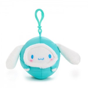 Hello Kitty Cinnamoroll Mascot Clip (Winter Puffer Series) Blue | USA_HK54668