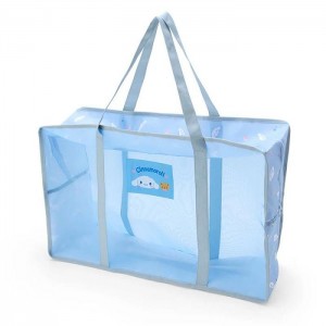 Hello Kitty Cinnamoroll Mesh Storage Tote (Large) Blue | USA_HK22060