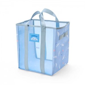 Hello Kitty Cinnamoroll Mesh Storage Tote (Medium) Blue | USA_HK49642