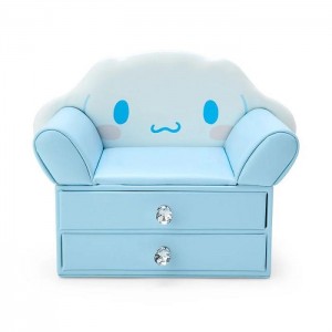 Hello Kitty Cinnamoroll Mini Sofa Storage Chest Blue | USA_HK72694