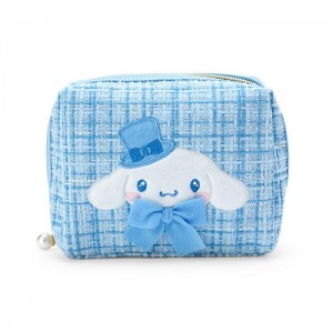 Hello Kitty Cinnamoroll Mini Zipper (Winter Tweed Series) Blue | USA_HK46481