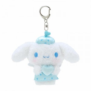 Hello Kitty Cinnamoroll Plush Keychain Mascot (Dreaming Angel Series Pt 2) White / Blue | USA_HK74489