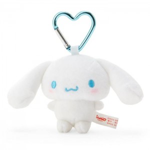 Hello Kitty Cinnamoroll Plush Mascot All My Heart Keychain White | USA_HK67109