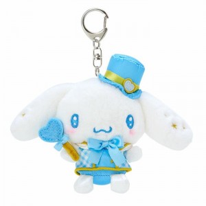 Hello Kitty Cinnamoroll Plush Mascot Keychain (Love You More Series) Blue | USA_HK89328