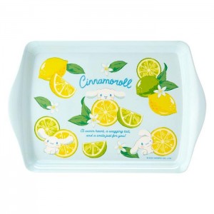 Hello Kitty Cinnamoroll Serving Tray (Summer Weather) Yellow | USA_HK70209