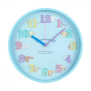 Hello Kitty Cinnamoroll Wall Clock Blue | USA_HK80502