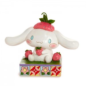 Hello Kitty Cinnamoroll with Strawberry Figurine (Jim Shore Sanrio Collection) White | USA_HK58449