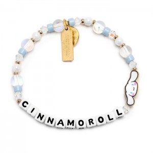 Hello Kitty Cinnamoroll x Little Words Project Beaded Bracelet Silve | USA_HK48676