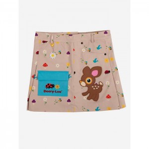 Hello Kitty Deery-Lou x Dumbgood Cargo Skirt Multicolor | USA_HK99805
