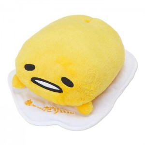 Hello Kitty Gudetama 14" Extra Lazy Large Plush Yellow | USA_HK33695
