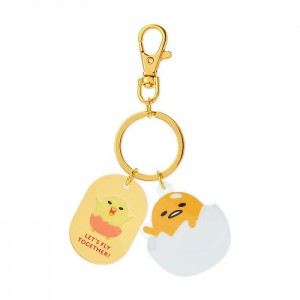 Hello Kitty Gudetama Besties Keychain Yellow | USA_HK83308