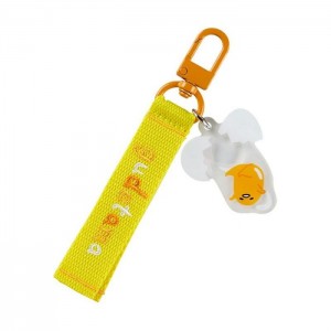 Hello Kitty Gudetama Logo Keychain (Sanrio Character Award Series) Yellow | USA_HK20309