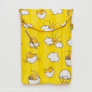 Hello Kitty Gudetama x Baggu Puffy Laptop Sleeve Yellow | USA_HK59098