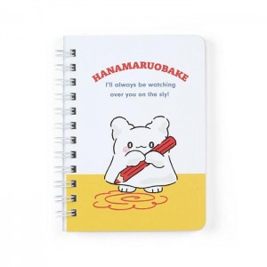 Hello Kitty Hanamaruobake Compact Ruled Notebook White | USA_HK59306