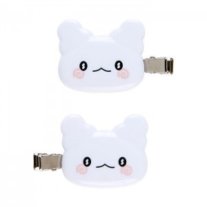 Hello Kitty Hanamaruobake Mini Hair Clip Set White | USA_HK59798