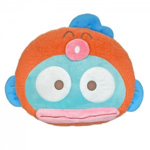Hello Kitty Hangyodon Cozy Pals Face Plush Orange / Blue | USA_HK42990