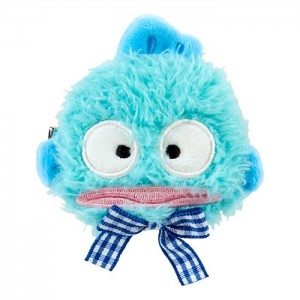 Hello Kitty Hangyodon Plush Hair Clip (Gingham Bow) Blue | USA_HK81978