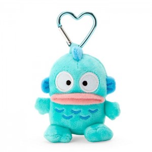 Hello Kitty Hangyodon Plush Mascot All My Heart Keychain Blue | USA_HK80302