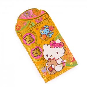 Hello Kitty Hello Kitty 10-pc Enclosure Envelopes (Gold) Yellow | USA_HK25180