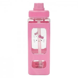 Hello Kitty Hello Kitty 24oz Square Travel Water Bottle Pink | USA_HK40314