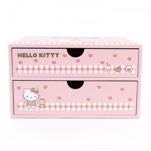 Hello Kitty Hello Kitty 2-Drawer Storage Chest Pink | USA_HK95396