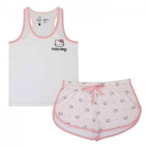 Hello Kitty Hello Kitty 2-Pc Tank and Shorts Loungewear Set Multicolor | USA_HK54707