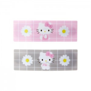 Hello Kitty Hello Kitty 2-Piece Hair Clip Set Grey / Pink | USA_HK43204