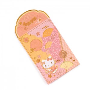 Hello Kitty Hello Kitty 4-pc Enclosure Envelopes (3D Pop-Up) Yellow / Pink | USA_HK61789