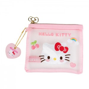 Hello Kitty Hello Kitty 50th Anniv. Mini Zipper (Full of Happy Series) Pink | USA_HK80600