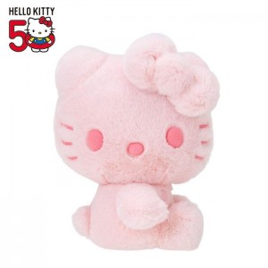 Hello Kitty Hello Kitty 50th Anniv. Plush Mascot (Strawberry) Pink | USA_HK90856