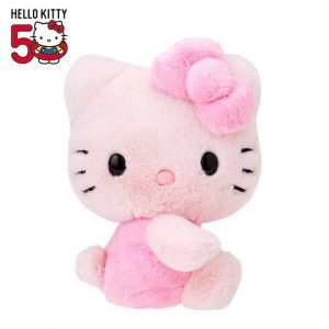 Hello Kitty Hello Kitty 50th Anniv. Plush Mascot (Blushing Pink) Pink | USA_HK24933