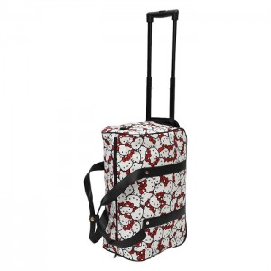 Hello Kitty Hello Kitty All-Over Print Rolling Duffle Bag Multicolor | USA_HK65635