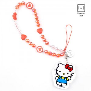 Hello Kitty Hello Kitty Beaded Charm Mobile Phone Wrist Strap Pink | USA_HK13827