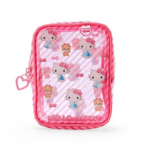 Hello Kitty Hello Kitty Clear Mini Zipper Red | USA_HK32921
