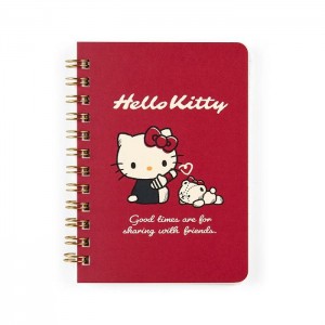 Hello Kitty Hello Kitty Compact Ruled Notebook Red | USA_HK91454