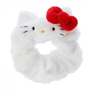 Hello Kitty Hello Kitty Cozy Plush Scrunchie White | USA_HK15339