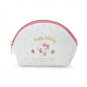 Hello Kitty Hello Kitty Crescent Zipper White | USA_HK12523