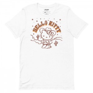 Hello Kitty Hello Kitty Desert Rodeo Tee White | USA_HK99461