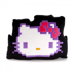 Hello Kitty Hello Kitty Face Plush (Retro Pixel Series) Purple / Black | USA_HK30048