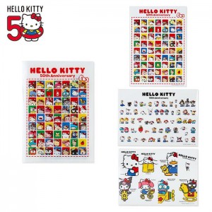 Hello Kitty Hello Kitty File Folder and Sticker Set (Hello, Everyone! Series) Multicolor | USA_HK96872